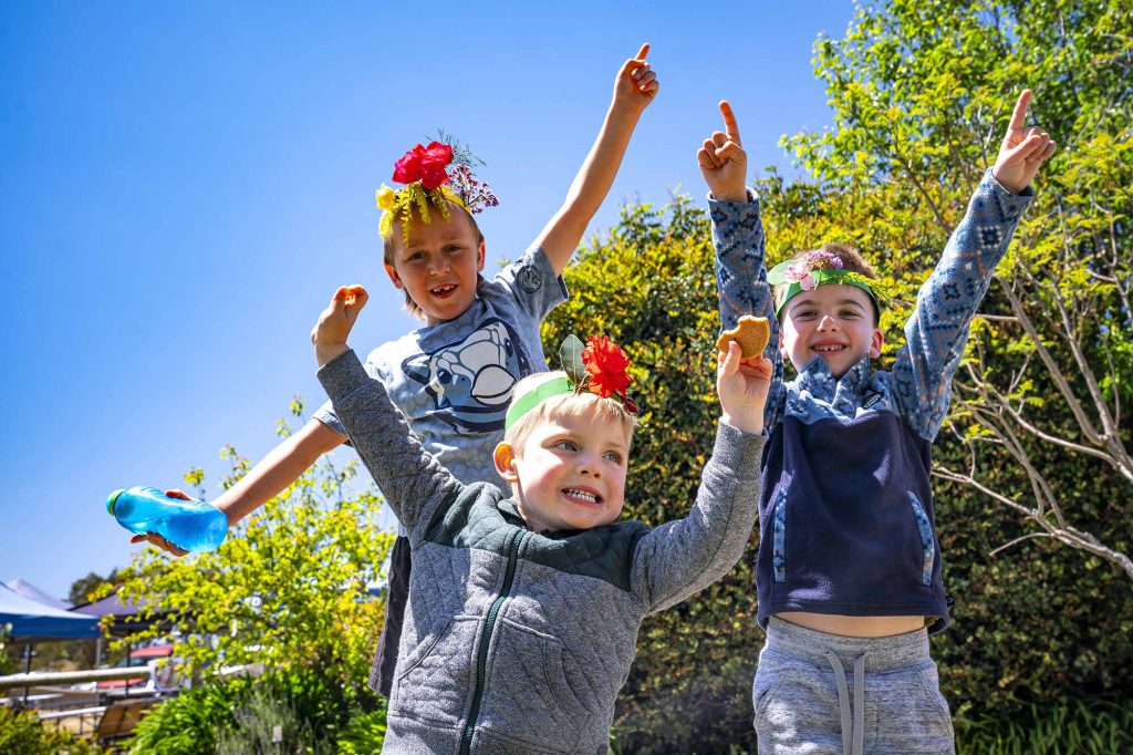 kids at open garden