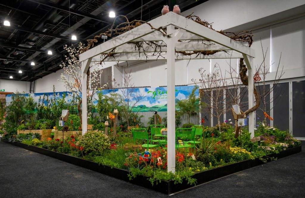 Sophie Thompson's Adelaide Show installment 2026 - the pergola feature